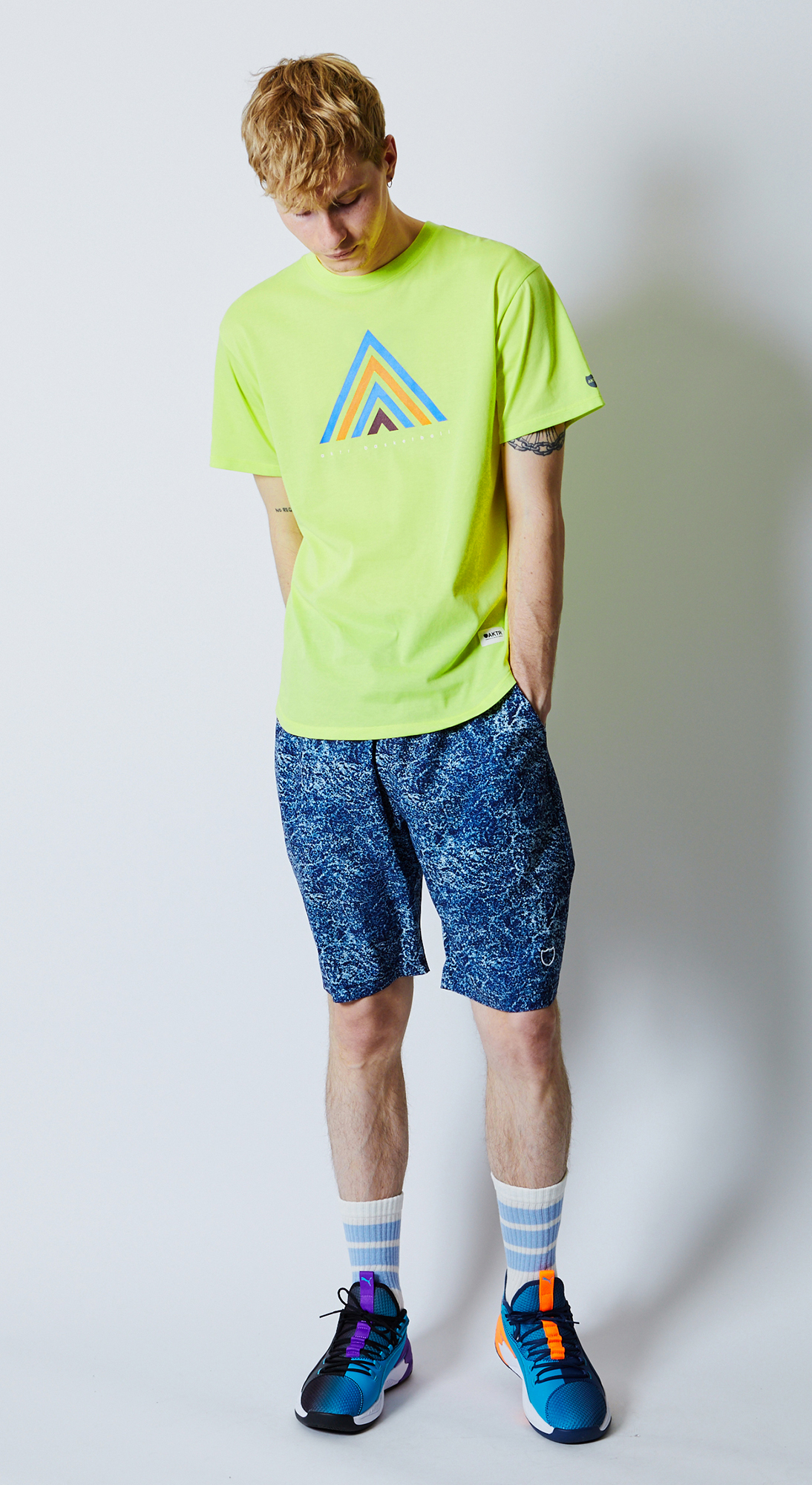 AKTR SYMBOLIC A TEE YELLOW【119-071005】