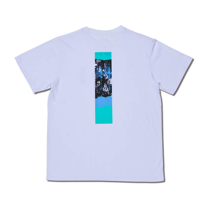 AKTR BOX GRUNGE B.BALL GRAFFITI TEE WHITE【122-014005】