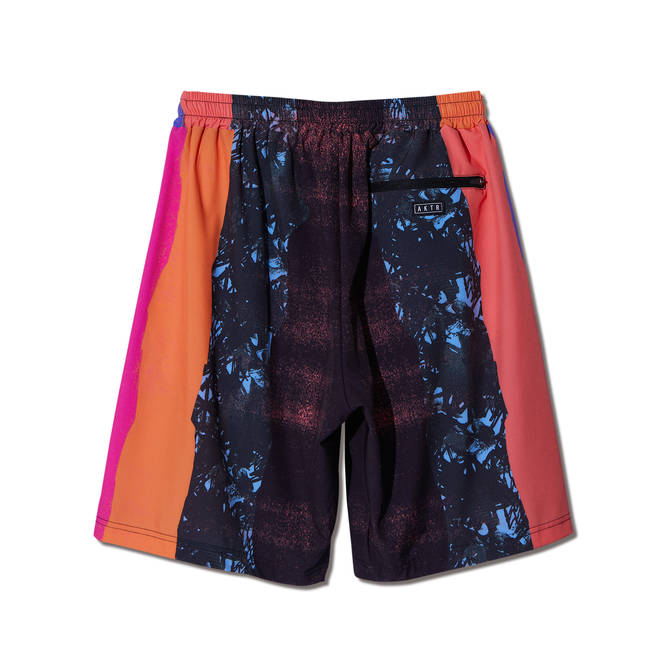 AKTR GRUNGE B.BALL GRAFFITI SHORTS BLACK