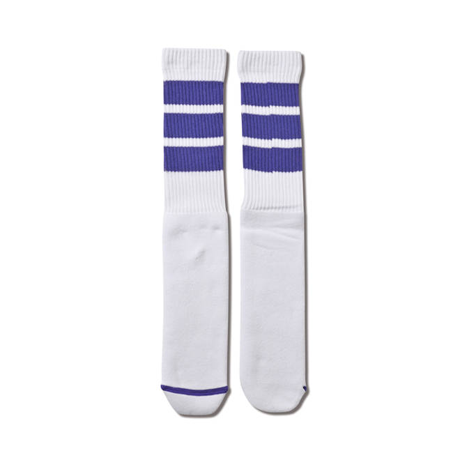 AKTR MONSTER SOCKS【WHITExPURPLE】