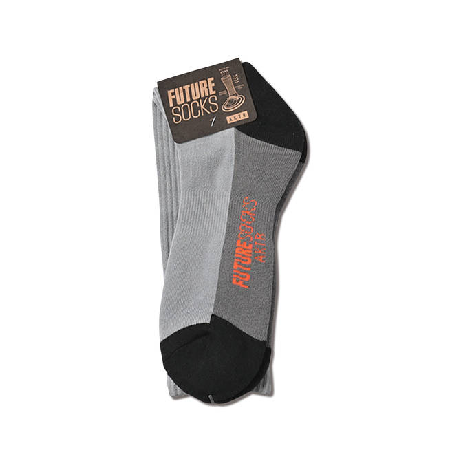 AKTR FUTURE SOCKS GRAYxORANGE