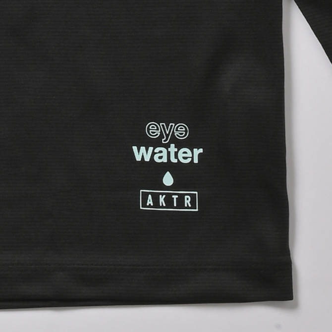 AKTR eyewater SPORTS LS TEE BLACK【122-109002】