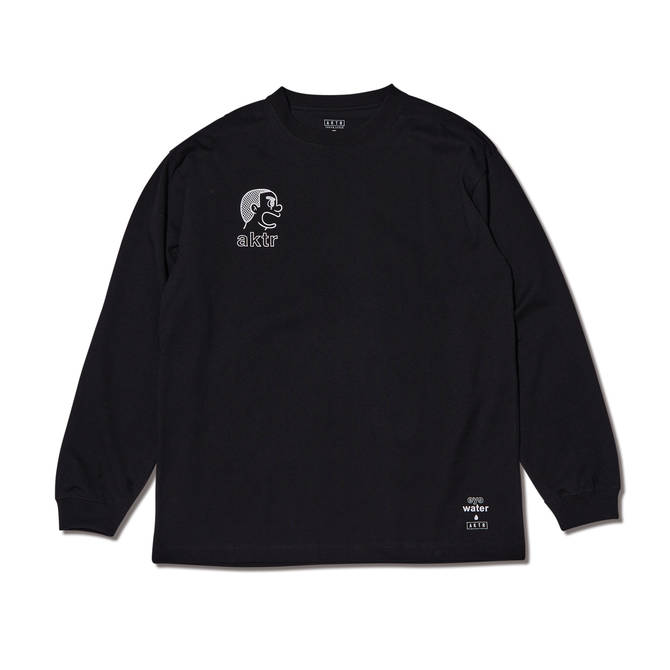 AKTR eyewater BOY LS TEE BLACK【122-112005】