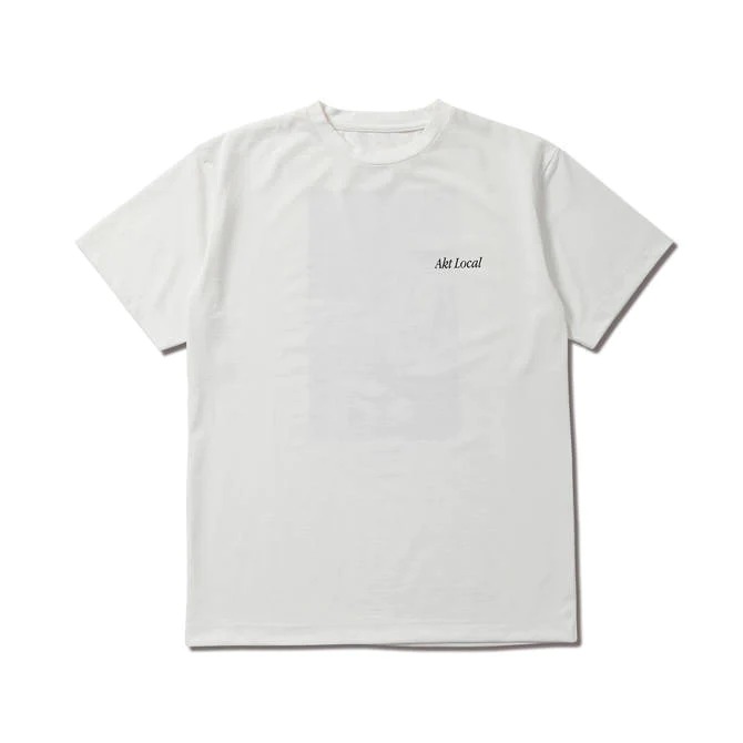 AKTR AKT LOCAL PHOTO DRYTECH TEE【123-005005】WH