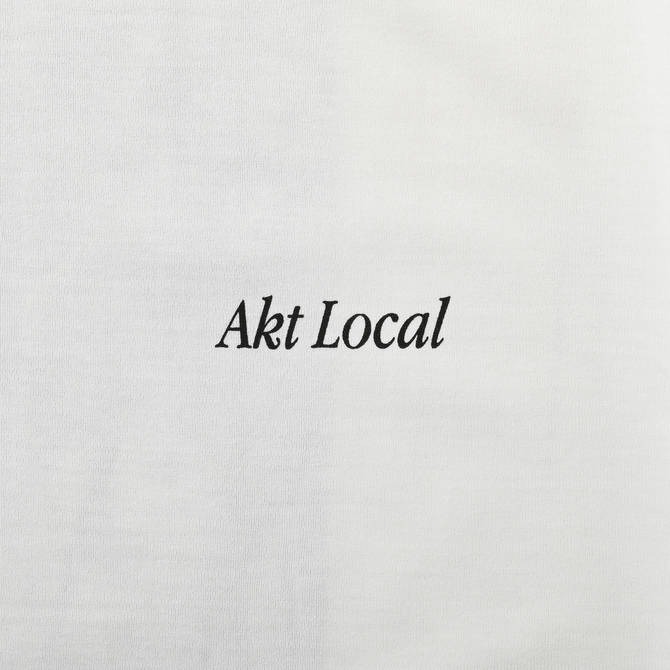 AKTR AKT LOCAL PHOTO DRYTECH TEE【123-005005】WH