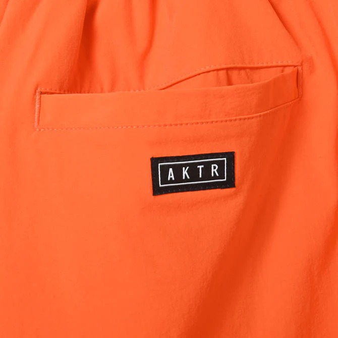 AKTR MIXTURE LOGO SHORT WIDE PANTS OR【123-017002】