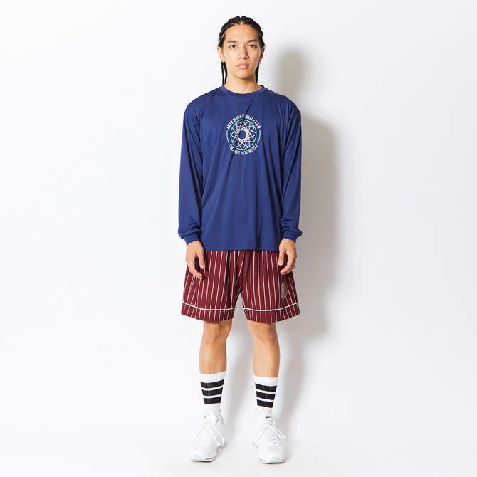 AKTR RETRO-CHIC EMBLEM L/S SPORTS TEE NV【123-037005】