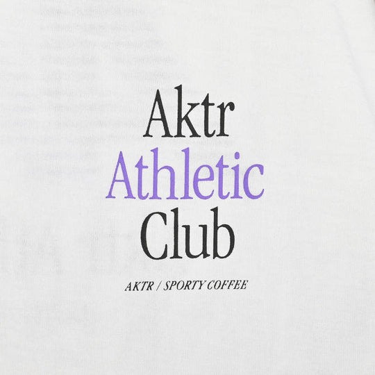 AKTR AACxSPORTY COFFEE DRYTECH TEE WH【123-041005】