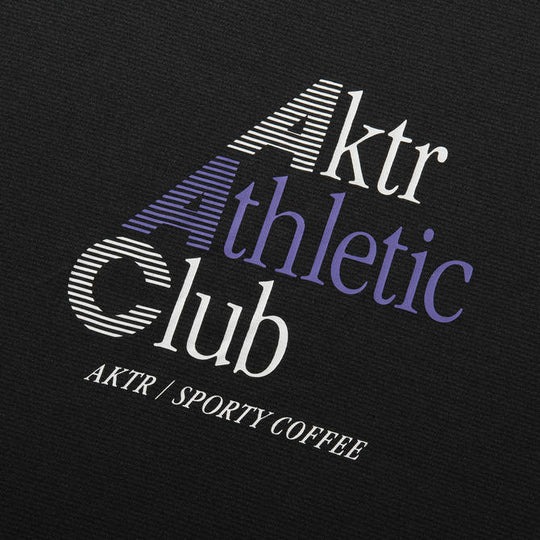 AKTR AACxSPORTY COFFEE SPORTS TEE BK【123-045005】