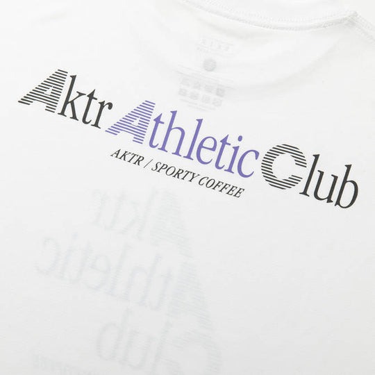 AKTR AACxSPORTY COFFEE SPORTS TEE WH【123-045005】