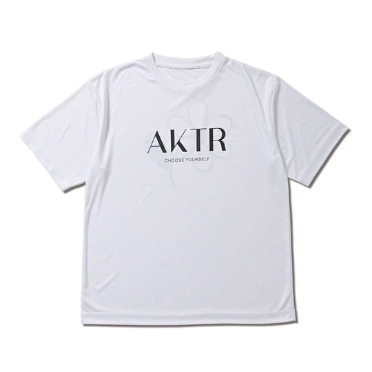 AKTR GLOW SPORTS TEE WH【123-049005】
