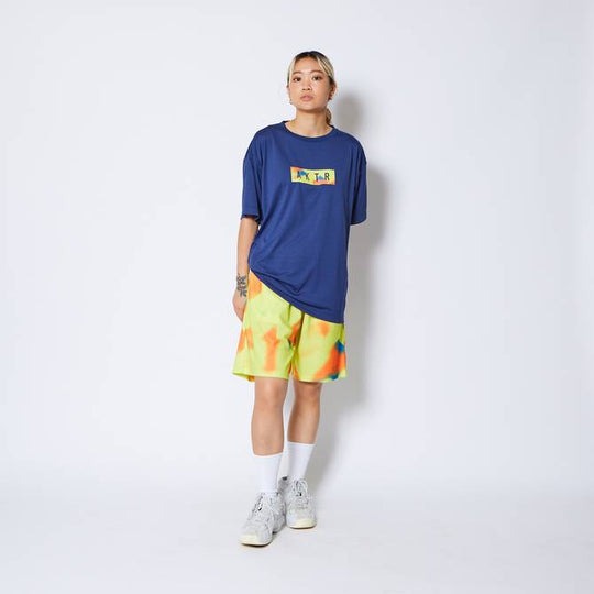 AKTR SCRIBBLE BOX LOGO SPORTS TEE NV【124-018005】