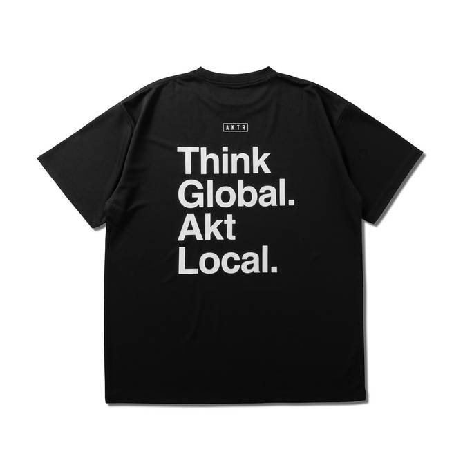 AKTR  LOCAL LOOSE FIT SPORTS TEE BK【124-019005】