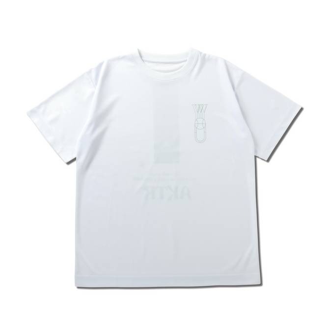 AKTR FEEL FREE S/S SPORTS TEE WH【124-040005】