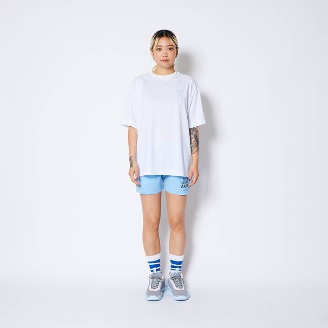 AKTR FEEL FREE S/S SPORTS TEE WH【124-040005】