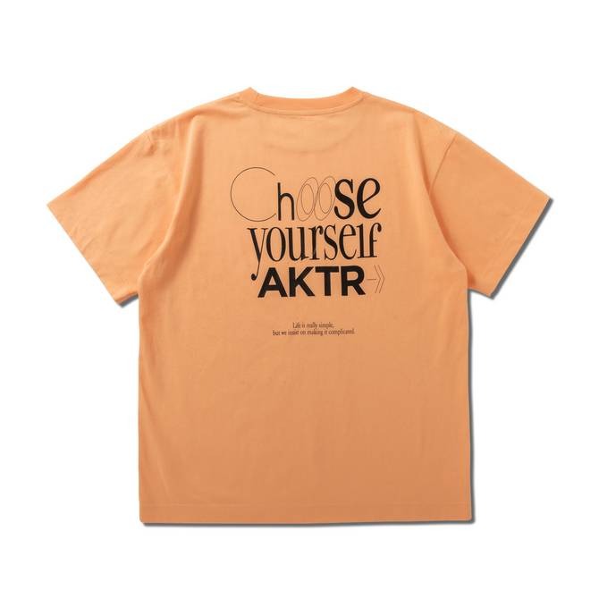 AKRE FEEL FREE S/S COTTON TEE OR【124-041005】