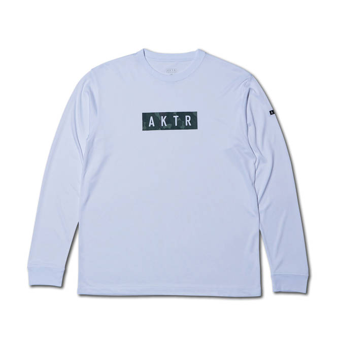 Aktr B Ball Texture Camo Logo L S Tee White バスケットボール プロショップ Buzzer Beater バスケ専門