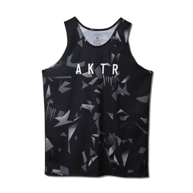 AKTR B.BALL POLYGON CAMO TANK BLACK