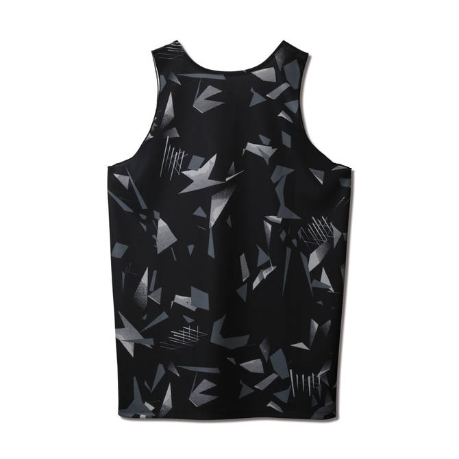 AKTR B.BALL POLYGON CAMO TANK BLACK