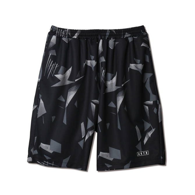 AKTR B.BALL POLYGON CAMO SHORTS BLACK