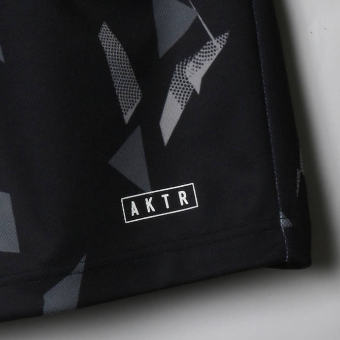 AKTR B.BALL POLYGON CAMO SHORTS BLACK