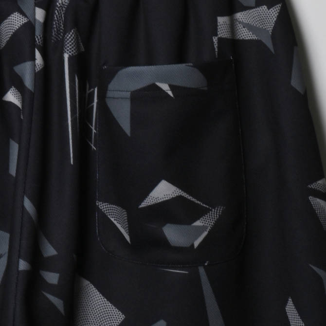 AKTR B.BALL POLYGON CAMO SHORTS BLACK