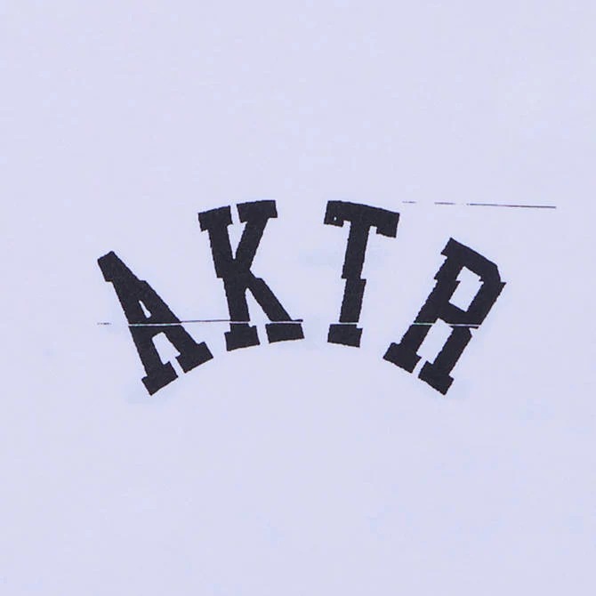 AKTR CUT-UP TEE WH【222-006005】