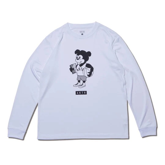AKTR CUT-UP NICK L/S SPORTS TEE WH
