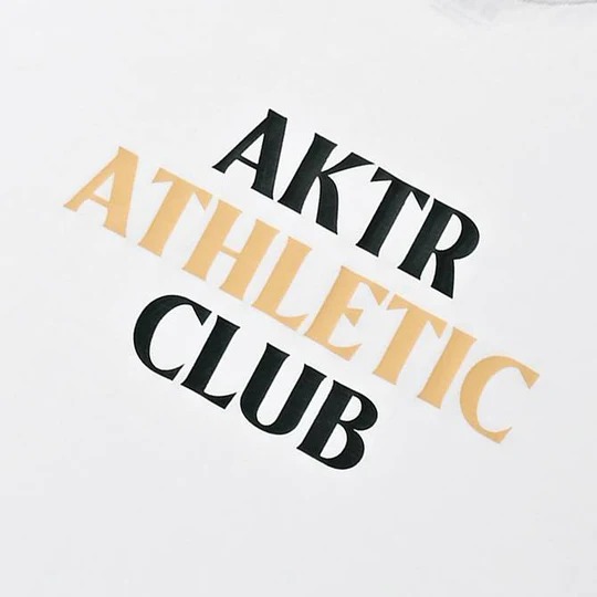 AKTR xSPORTY AAC CLUB SPORTS TEE WH【222-066005】