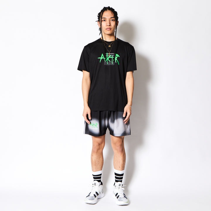 AKTR AEROSTEAM LOGO SPORTS TEE BK【223-002005】