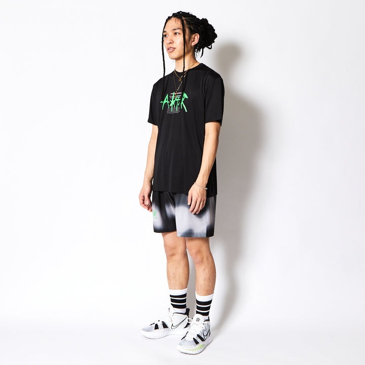 AKTR AEROSTEAM LOGO SPORTS TEE BK【223-002005】