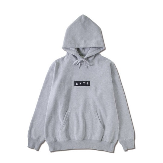 AKTR LOGO SWEAT PULLOVER HOODIE GY【223-018010】