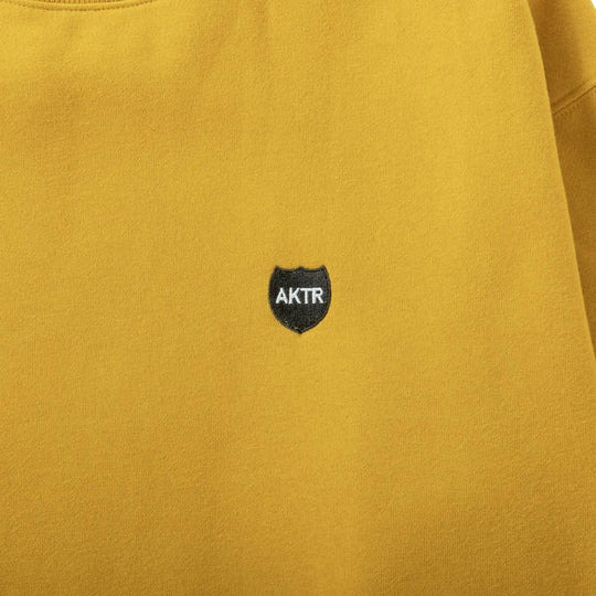 AKTR CLASSIC LOGO SWEAT CREW NECK YE【223-019010】