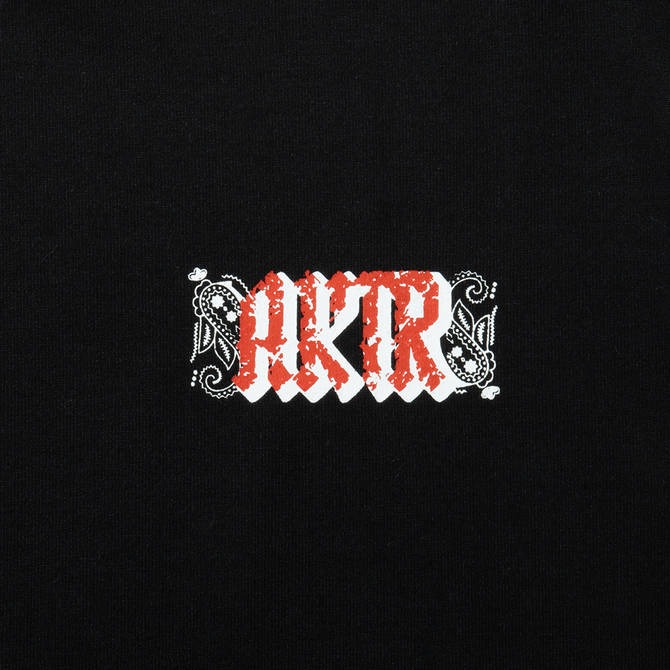 AKTR PAISLEY LOGO DRYTECH TEE BK【223-033005】