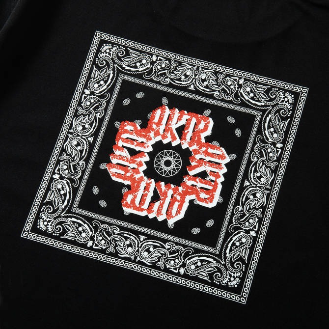 AKTR PAISLEY LOGO DRYTECH TEE BK【223-033005】