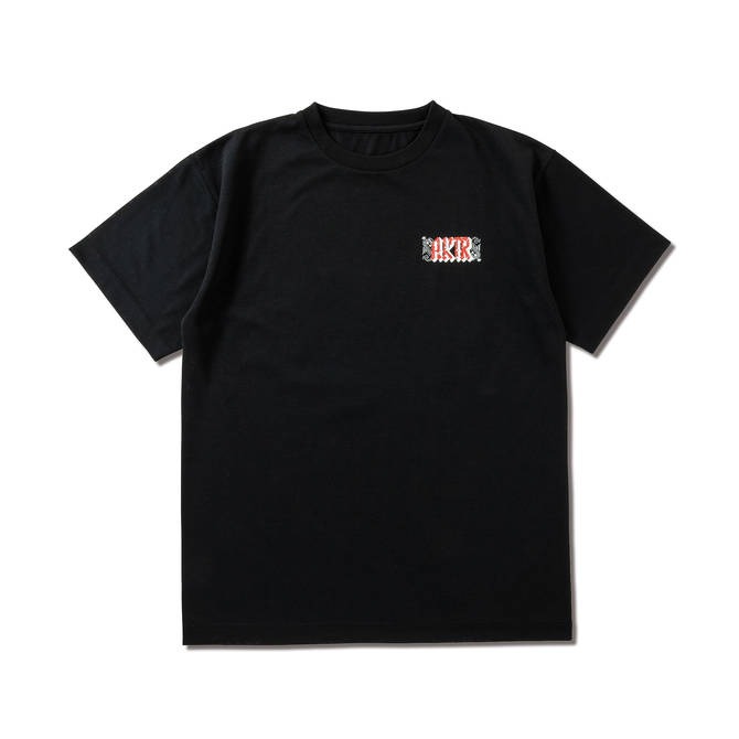 AKTR PAISLEY LOGO DRYTECH TEE BK【223-033005】