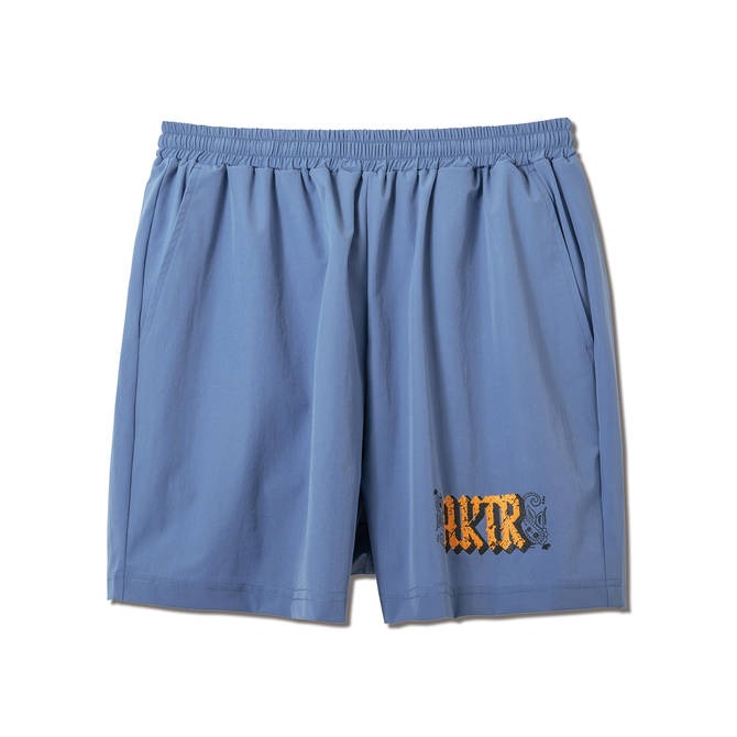 AKTR KIDS PAISLEY LOGO SHORT WD PANTS BL【223-040002】