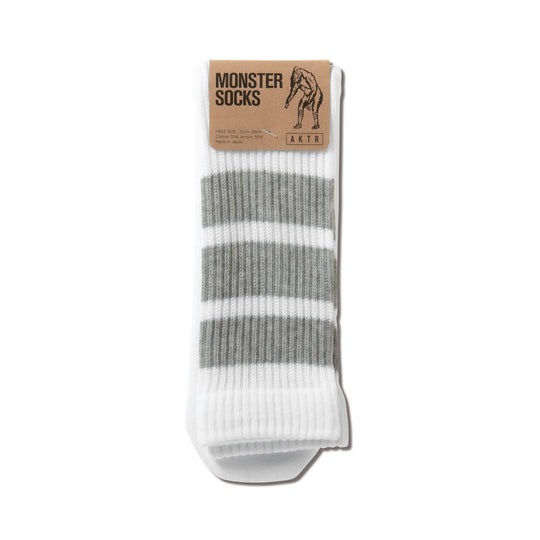 AKTR MONSTER SOCKS WHxGY【223-104021】