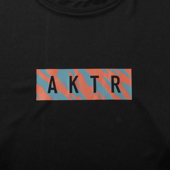 AKTR BEAST CAMO BOX LOGO L/S SPORTS TEE BK【224-017005】