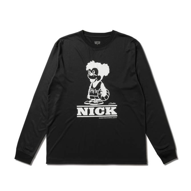 (Copy) AKTR CARTOON NICK L/S SPORTS TEE BK【224-022005】