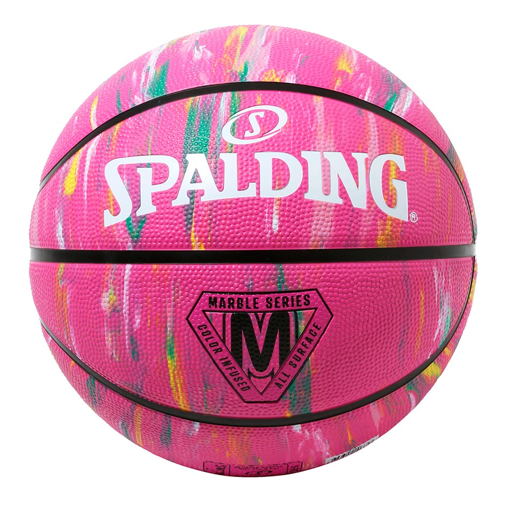 SPALDING マーブル ピンク 6号球 【84-411Z】