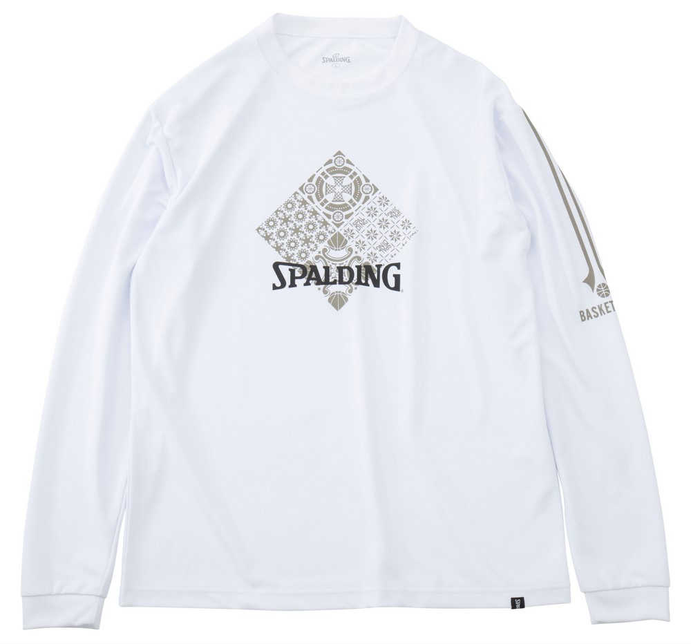 Spalding　ロングスリーブTシャツ スカンジナビアン スクエア【SMT191240】