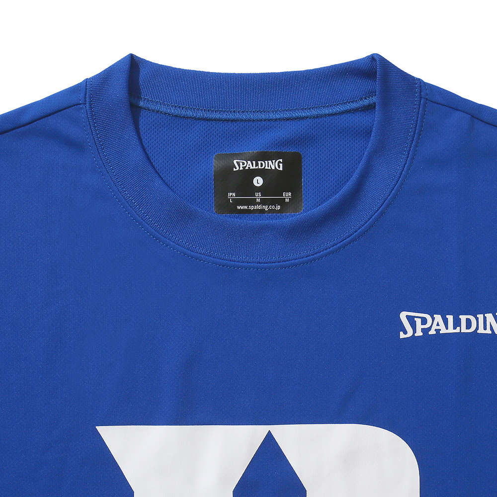 SPALDING Tシャツ アイアンデューク D ブルー【SMT22041D】