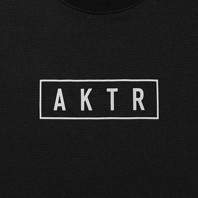 AKTR LOGO SPORTS TEE BLACK【521-001005】