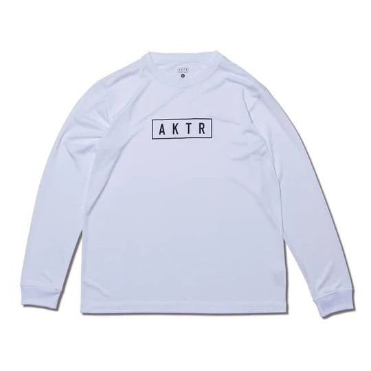 AKTR BASIC AKTR LOGO L/S SPORTS TEE WH