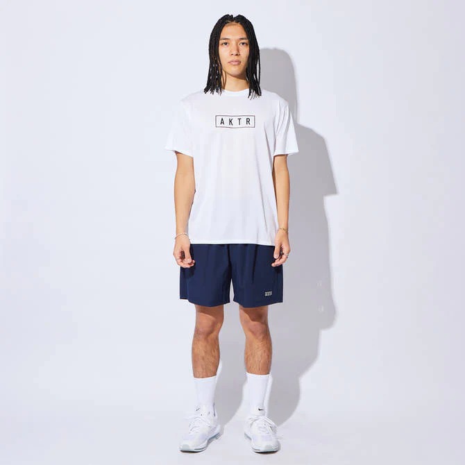 BASIC AKTR LOGO SPORTS TEE WH【522-014005】