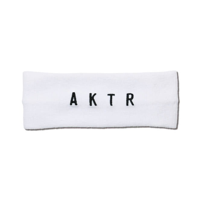 AKTR BASIC HEAD BAND CLASSIC MID WH 【522-016021】