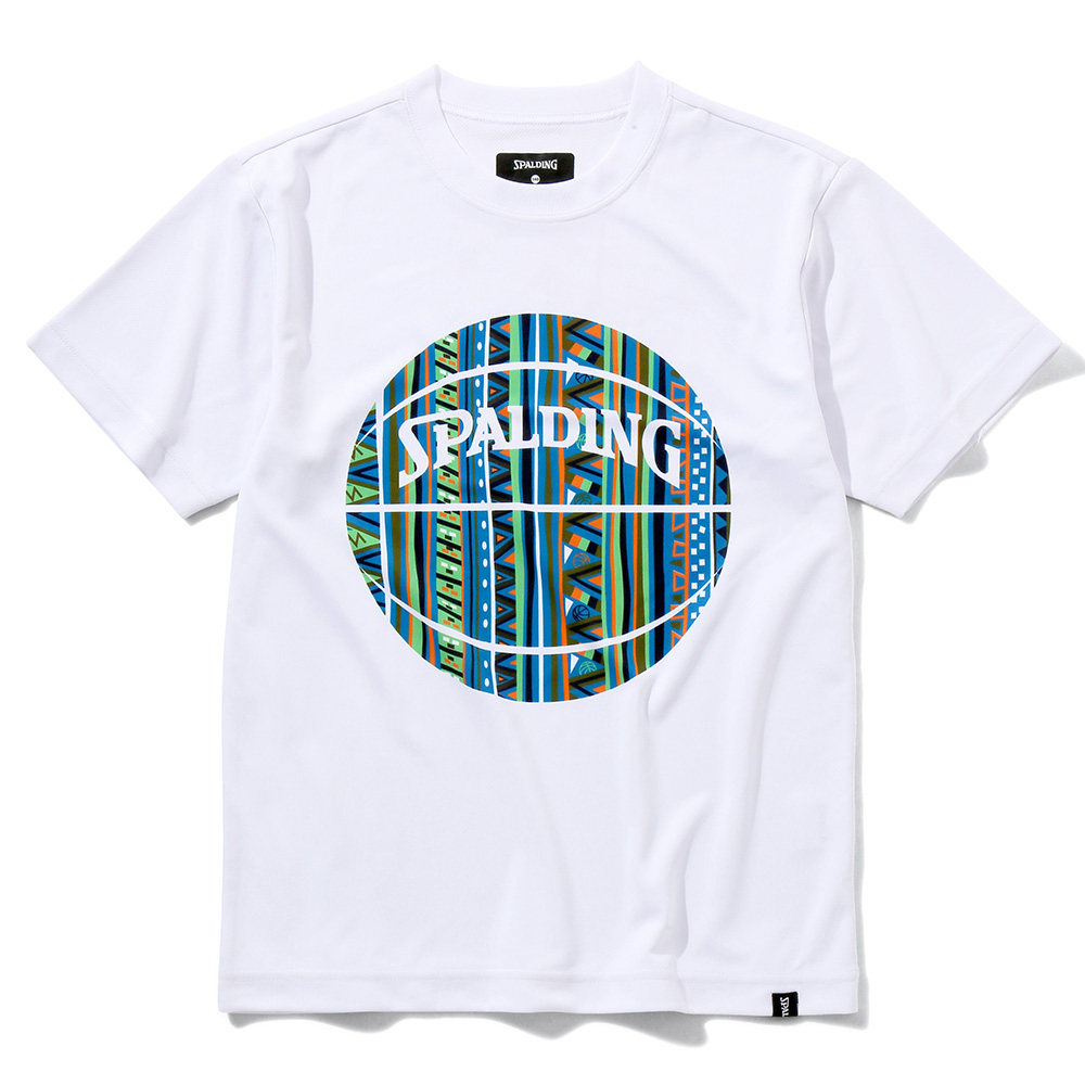 SPALDING ジュニア Tシャツ アフリカントライバルボール【SJT22057】