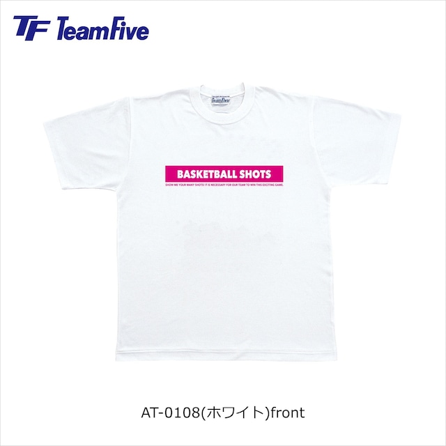 チームファイブ Tｼｬﾂ ｢ﾊﾞｽｹｯﾄﾎﾞｰﾙ･ｼｮｯﾂ!｣ 【AT-0108】