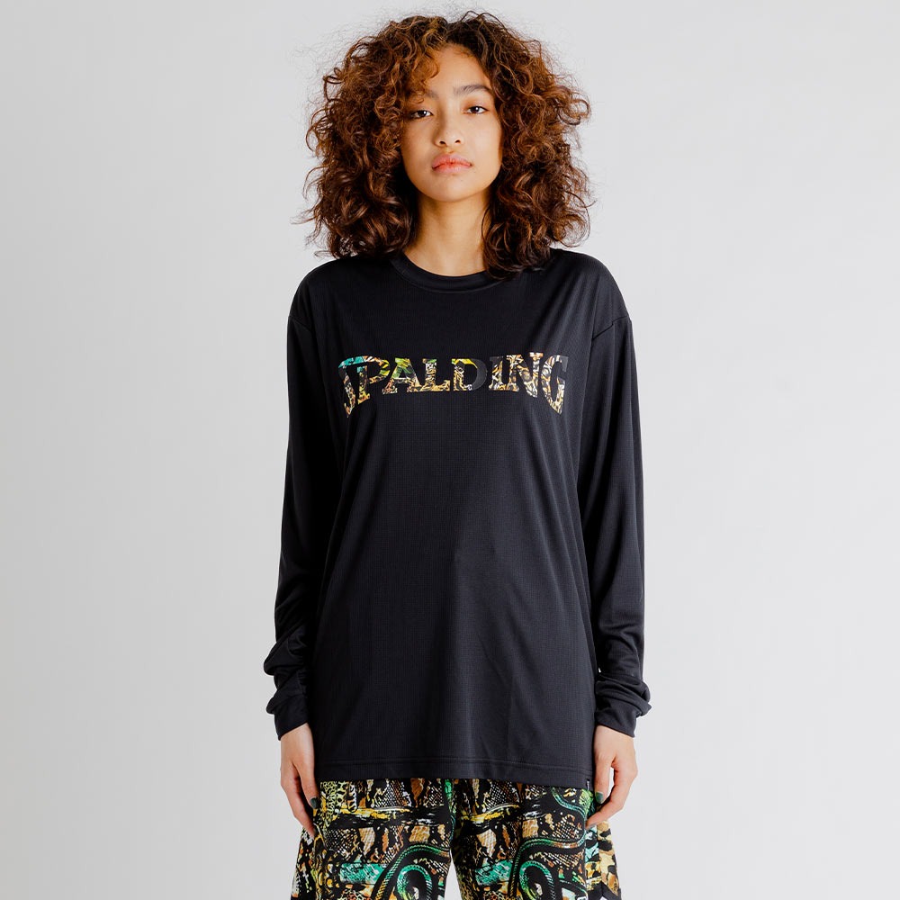 SPALDING ロングスリーブTシャツ ビーストロゴ【 SMT211180】